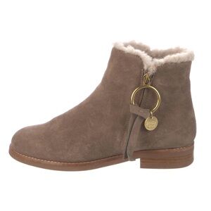 SEE BY CHLOE’ Louise Womens Leather Zip-On Shearling Ankle Boots
N10-11